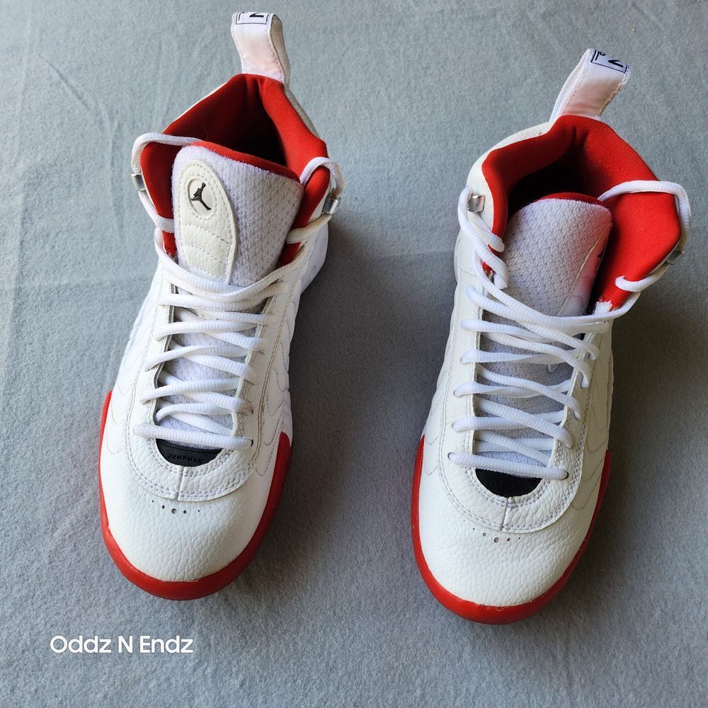 Air Jordan Jumpman Pro White & Red Basketball Shoes Size US 8.5 Athletic Sneaker - Picture 3 of 14